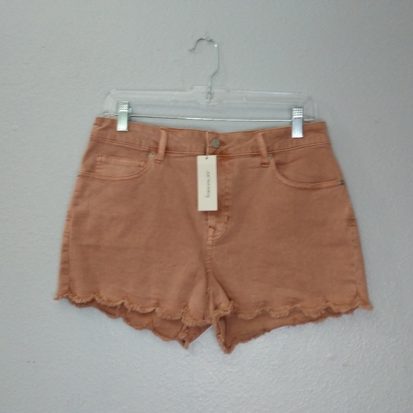NWT Hooper Blush Pink Distressed Denim Shorts Nordstorm - Picture 1 of 5